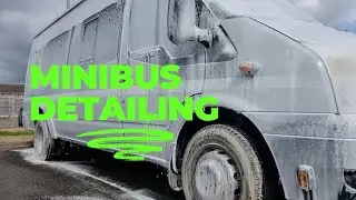 Autobrite magifoam snowfoam cleaning this school minibus  #detailing #snowfoam #automobile #minibus
