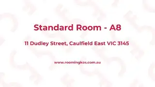 Standard Room - Video Tour -  A8 / 11 Dudley Street, Caulfield East