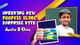 Unboxing NEW Poopsie Slime Surprise Kits | COLOUR LEARNING | Austin&Olive
