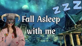 Continuing our exploration |First Time Playing SKYRIM + Cozy Vibes