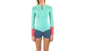 Quiksilver Women's 2MM K Meador Front Zip L/S Spring Suit | SwimOutlet.com