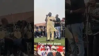 The moment King Saheed Osupa Performs at Mutajero Market in Ile Epo, Abule Egba, Lagos