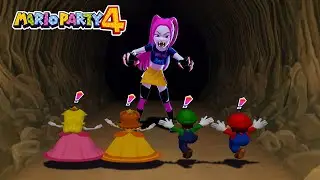 Mario Party 4+5+6+7 - Peach vs Daisy vs Mario vs Luigi (Master CPU)