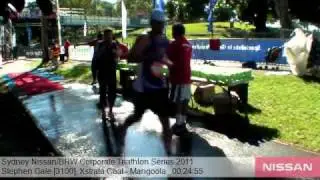 Xstrata Coal   Mangoola 3100 Sydney Nissan BRW Corporate Triathlon Series 2011