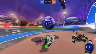 My 1st Rocket League competitive wall shot!!!