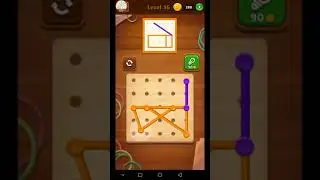 4th Grade Level 36 Solution Line Puzzle Color String Art Walkthrough Gameplay