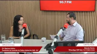 CBN Na Rede: Drª Mariana Rufino (OAB-SJC) e Danilo Gonzaga, cantor e compositor #NoArNaCBNVale