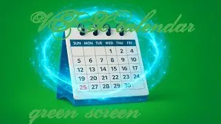 VFX Calendar Green Screen |Magic Calendar FX Effects |No Copyright |Jadui Parda