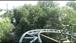 Matterhorn Blitz Wild Mouse Roller Coaster Front Seat POV Europa Park Germany
