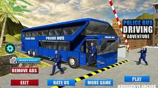 Police Bus Driving Sim OFFROAD Transport Duty - Android GamePlay 3D