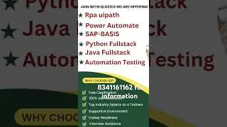 Just contact 8341161162  for software courses