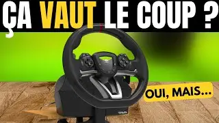 HORI APEX Volant de Course pour PS5 / PS4 / PC &ndash; Licence Officielle Sony, Retour Vibrations, P&eacute;dales