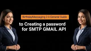 Part 2  BirthdayMessaging 2.0 General Guide to Creating a  password for SMTP GMAIL API