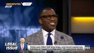 UNDISPUTED on FS1   Patriots owner Robert Kraft facing chargers, arrest warrant expected soon