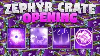 20 Zephyr Crate Opening On Rocket League