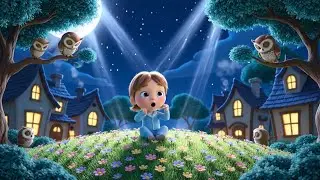 Five Little Owls Counting Moonbeams 🦉 | Kids Songs & Nursery Rhymes
