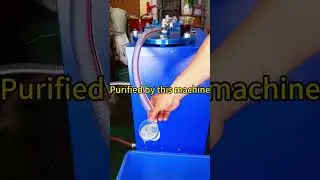 Waste oil purification #cnc #crane #hydraulicoil #purification #filtration