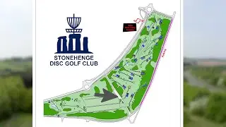 Stonehenge Disc Golf Course Blue Layout Hole Maps and Drone