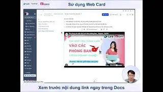 Xem trước nội dung li&ecirc;n kết ngay trong Lark Docs khi sử dụng Web Card