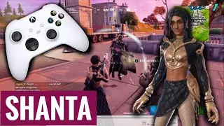 Fortnite Shanta best moments Gameplay Season 4 (xbox controller)