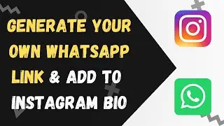 How To Add Whatsapp direct Chat link to Instagram Bio | Connect whatsapp with Instagram