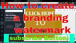 How to insert Branding Watermark YouTube