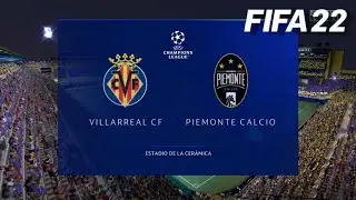 VILLARREAL CF vs. PIEMONTE CALCIO (JUVENTUS) | UEFA CHAMPIONS LEAGUE | FIFA 22 (FULL GAMEPLAY)