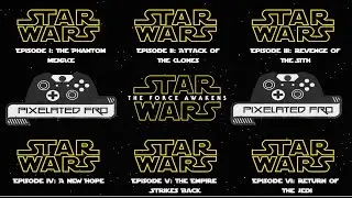A Tribute to All Star Wars Films by Pixelated Fro