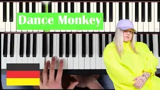 Dance Monkey-Piano Tutorial Deutsch-Einfach