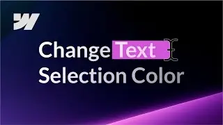 Transform Your Webflow Text Selection Colors Today!