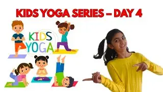 Kids yoga series Day 4 [Warrior 1 & 2 ] Virabhadrasana I & II |Correct Method & Breathing.#yoga.. 
