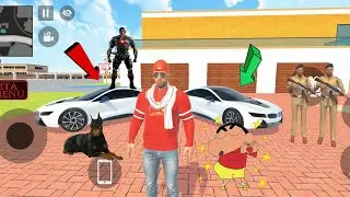 😍Shinchan and jack ne Police ko Bmw car Di 🤩💙 indian theft auto 🌿💯 indian bike driving 3d game 🚗