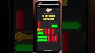 18 November Mini Game Hamster Kombat Daily MiniGame Solved #hamsterkombat #puzzle #minigames
