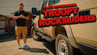 78 Series Troopy Rocksliders - Rockarmor 4x4