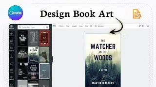 How to make a book cover on canva (Design Template)