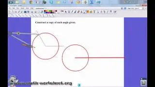 Geometry - Constructions - Angle constructions - Easy