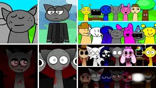 Incredibox - Sprunki MIX GRAY AND OTHER CHARACTERS in ALL Different Mods