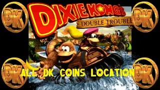 Donkey Kong Country 3 (SNES) / All DK COINS Location [EXTRA#2] [4:3/4K@60]