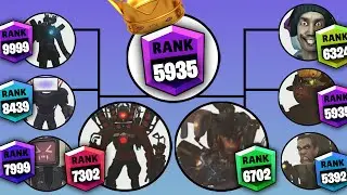 Skibidi toilet tournament brawl stars ranks up Team Flash Titam Cameraman vs BOOM Skibidi Toilet