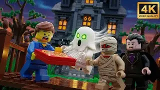 LEGO City Pizza: Delivery to the Haunted House! 🍕👻