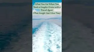 Couples Cruise Getaway...Why Use a Travel Agent #cruise #couplesgetaway
