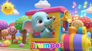 Elephant Song for Kids 🐘 | Fun Animal Sounds & Nursery Rhymes