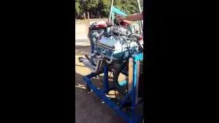 Pontiac 455 on Test Stand