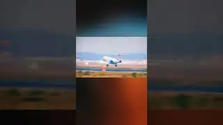 Austrian Airlines Plane Landing at Airport