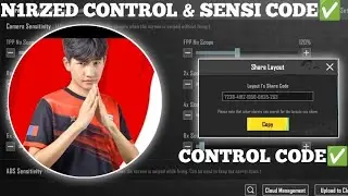 (2024) N1RZED SENSITIVITY CODE 3.0/ N1RZED CONTROL CODE 3.0/ 5 FINGER LAYOUT CONTROL ZONE