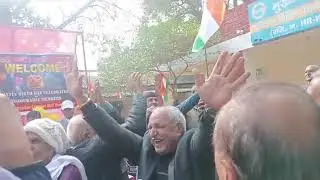 Singer Hemant Sharma & Ishwar Sharma Perform Live Patriotic Song On Republic Day in HCPA Karnal
