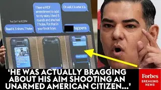 'It's Disgusting, Shameful': Robert Garcia Brings Up Text Messages From CBP Agent Who Shot Citizen