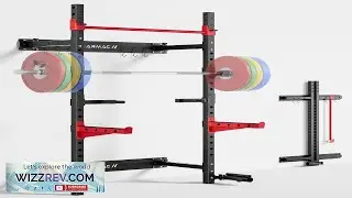 ARMAC Folding Wall Mounted Squat Rack Foldable Power Rack with Pull Review
