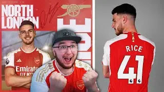 RICE OFFICIALLY SIGNS FOR ARSENAL! | Live Reaction