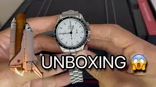 Omega Speedmaster 3861 Sapphire Sandwich White Dial Unboxing #omega  #luxury 